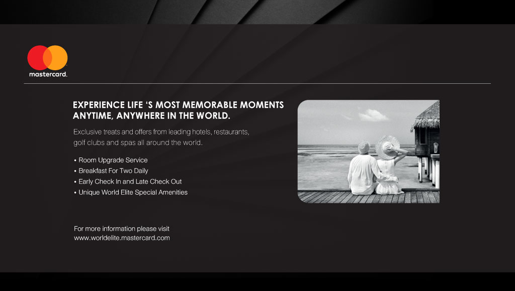 Mastercard Experience Life 's Most Memorable Moments Anytime, Anywhere in the world.