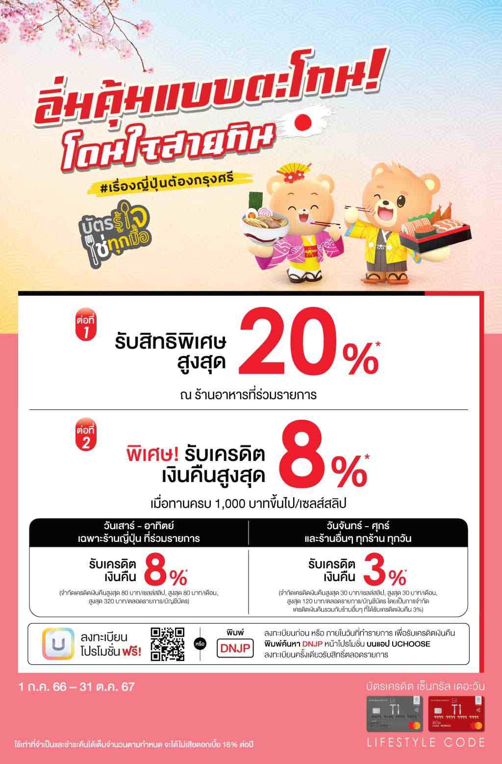 รับสิทธิพิเศษสูงสุด 20%* ณ ร้านอาหารที่ร่วมรายการ | บัตรเครดิต | สมัครบัตรเครดิต | สมัครบัตรเครดิตออนไลน์ | สิทธิประโยชน์บัตรเครดิต | สมัครสินเชื่อออนไลน์ | บัตรเครดิต ผ่อน 0% | บัตรเครดิต ใช้ต่างประเทศ | บัตรเครดิต ท่องเที่ยว | บัตรเครดิตเติมน้ำมั