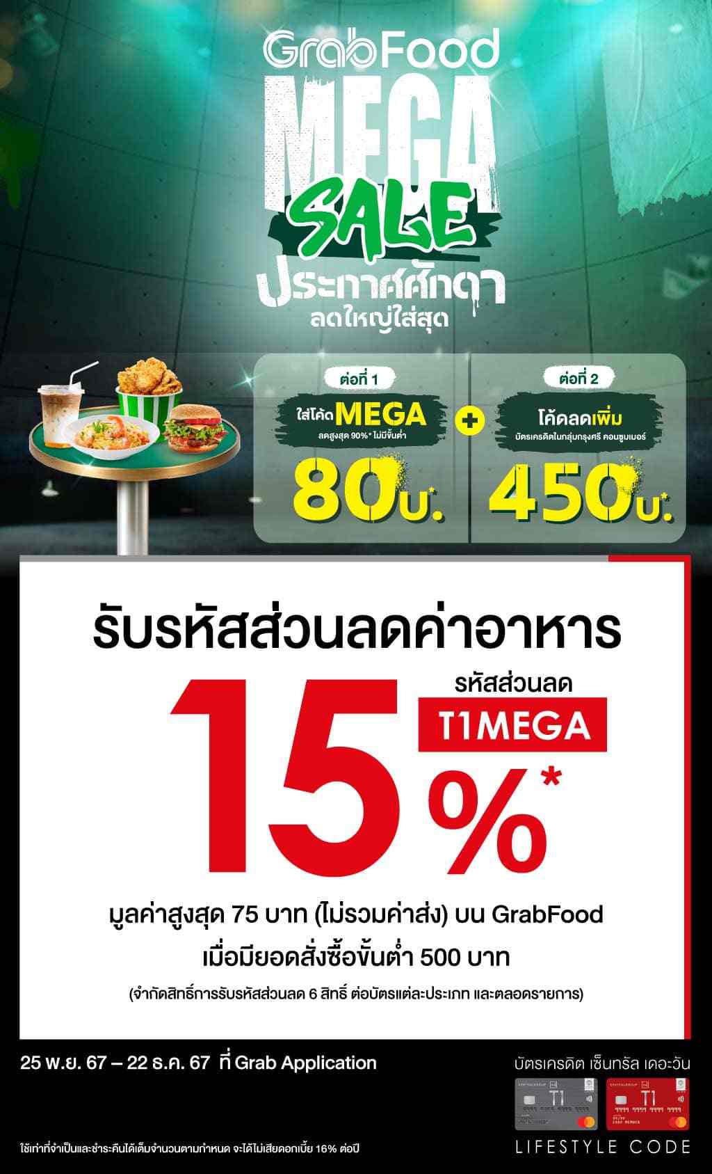 รับรหัสส่วนลดค่าอาหาร 15%* ที่ Grab Application | บัตรเครดิต | สมัครบัตรเครดิต | สมัครบัตรเครดิตออนไลน์ | สิทธิประโยชน์บัตรเครดิต | สมัครสินเชื่อออนไลน์ | บัตรเครดิต ผ่อน 0% | บัตรเครดิต ใช้ต่างประเทศ | บัตรเครดิต ท่องเที่ยว | บัตรเครดิตเติมน้ำมัน