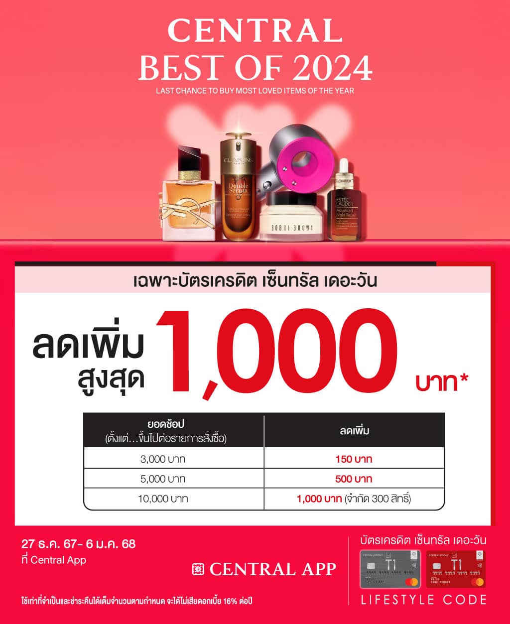 ช้อปผ่าน Central App รับลดเพิ่มสูงสุด 1,000 บาท* ที่ Central App | บัตรเครดิต | สมัครบัตรเครดิต | สมัครบัตรเครดิตออนไลน์ | สิทธิประโยชน์บัตรเครดิต | สมัครสินเชื่อออนไลน์ | บัตรเครดิต ผ่อน 0% | บัตรเครดิต ใช้ต่างประเทศ | บัตรเครดิต ท่องเที่ยว | บัตรเครดิตเติมน้ำมัน