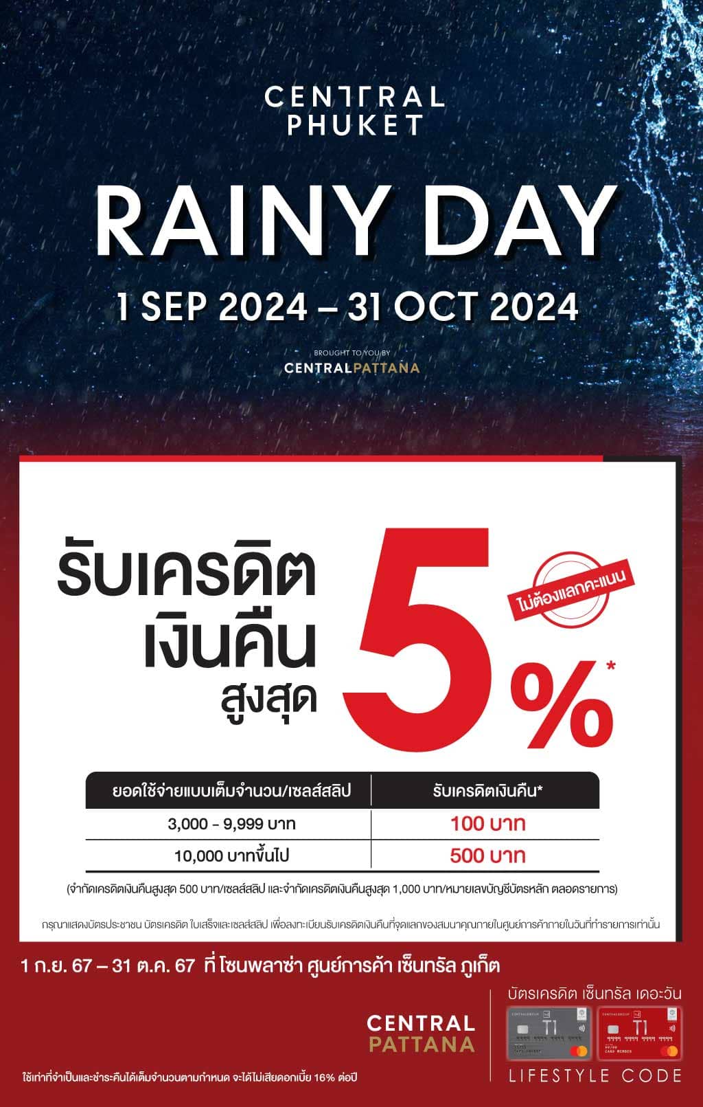 
รับเครดิตเงินคืน 5%*  ที่ โซนพลาซ่า ศูนย์การค้า เซ็นทรัล ภูเก็ต | บัตรเครดิต | สมัครบัตรเครดิต | สมัครบัตรเครดิตออนไลน์ | สิทธิประโยชน์บัตรเครดิต | สมัครสินเชื่อออนไลน์ | บัตรเครดิต ผ่อน 0% | บัตรเครดิต ใช้ต่างประเทศ | บัตรเครดิต ท่องเที่ยว | บัตรเครดิตเติมน้ำมัน